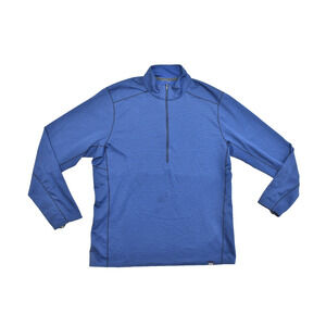 Patagonia Capilene Midweight Men's Blue 1/4 Zip Pullover Size XL